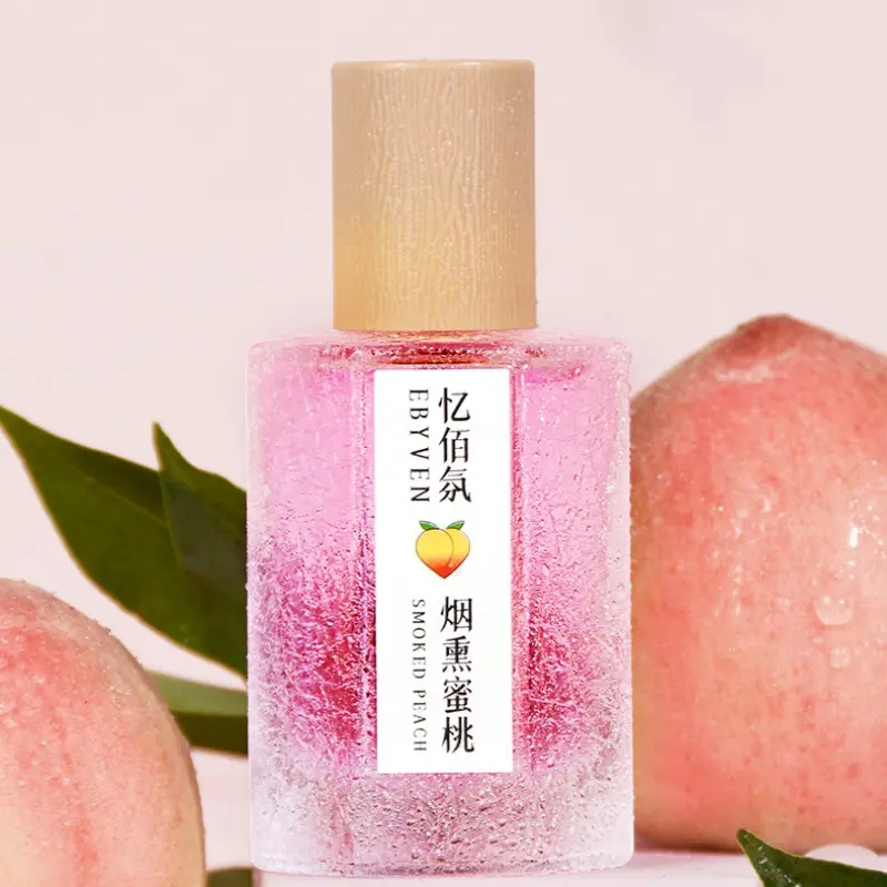 Memorable Fragrance Series Scented Perfume-50ML, Smoky Peach Scent, Fruit Floral Scent, Fresh Light Natural Long-Lasting, Fruit Scents Overflowing, Ideal for Daily Use & Gifts, Eau De Parfume