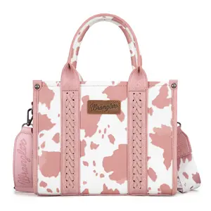 Wrangler Concealed Carry Tote/Crossbody Bag for Women Western Purse Boho Top Handle Satchel Handbag with Signature Strap TikTokShopJumpstartSale