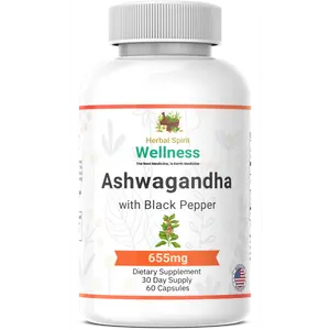 Herbal Spirit Wellness Ashwaganda Capsules