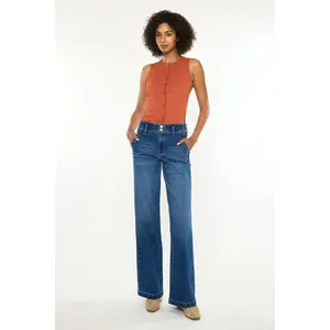 KANCAN - Pepper Essentials Women's Denim High Rise Wide