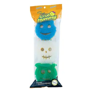 Scrub Mommy Dual-Sided Sponges Halloween Shapes 2024