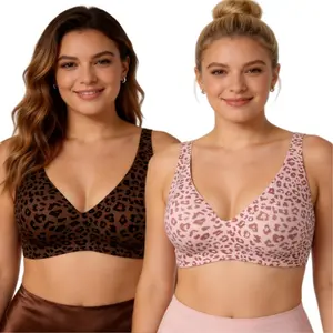 Jelly Gel Wireless Bra for Women, Plus Size Seamless Design with Strong Support, Comfortable & Breathable for Everyday Wear