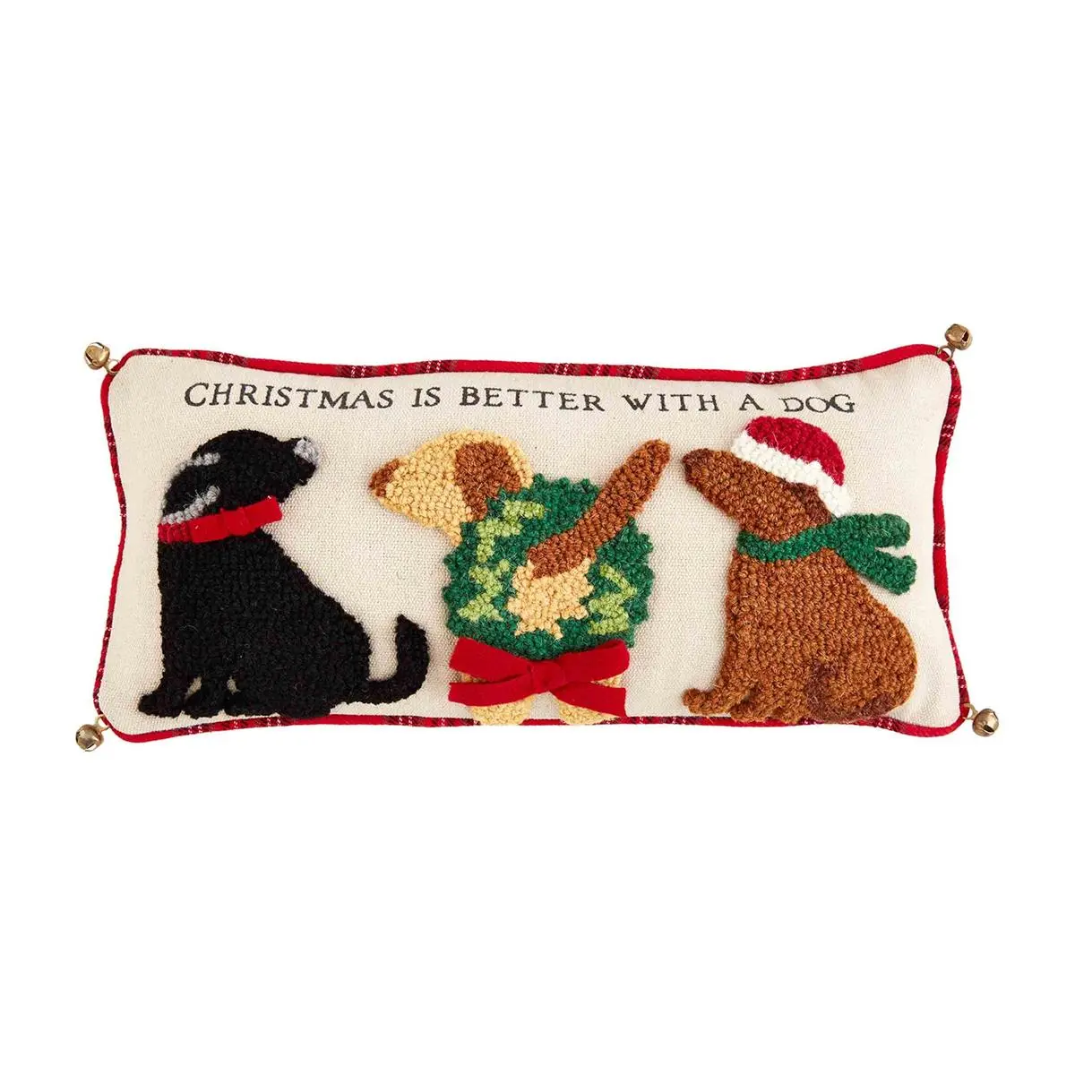 Christmas Is Better with a Dog Pillow Christmas Is Better with a Dog Pillow