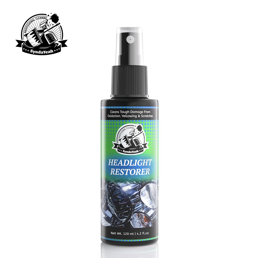 Automotive Headlight Restoration Cleaner, effectively cleaning oxidized yellowing and fine scratches, maintaining clear headlight brightness, slowing aging, eco-friendly and non-damaging, providing long-lasting protection for headlights