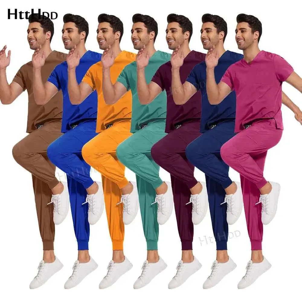 Unisex Nurse Scrubs Suit - Top & Pants Unisex Nurse Scrubs Suit - Top & Pants
