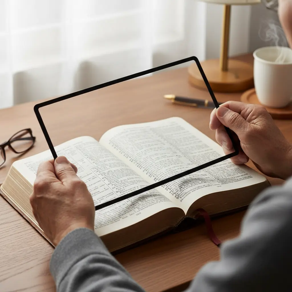 Large Sheet Magnifier – Bible Study Reading Aid Large Sheet Magnifier – Bible Study Reading Aid