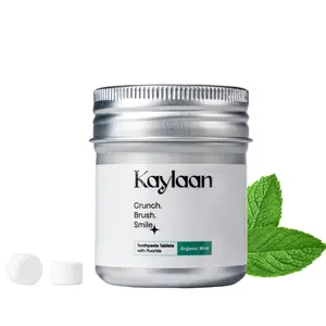 KAYLAAN MINT TOOTHPASTE TABLET WITH FLUORIDE