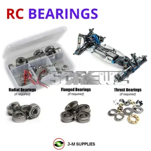 RCScrewZ Metal Shielded Bearing Kit tam181b for Tamiya TRF211XM 1/10 Electric 2WD Off-Road Racing Buggy Chassis Kit (#42288) | RCX