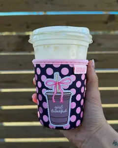 ‘Girl Breakfast’ Drinky Dink™ Reusable Coffee Sleeve