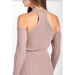 Ribbed Halter Top Sweater