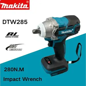 Makita DTW285 18V Brushless Cordless Impact Wrench -  High Torque, Compatible with Makita 18V Batteries