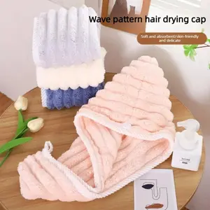 Women's hair drying cap, single-layer thickened, 2024 new style, head towel, hair washing and drying, super fast drying towel/shower cap
