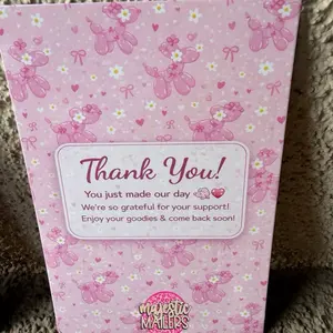 4x6 Package Insert Thank You Cards Qty 100 with Blank Back for Personal Messages & Coupon Codes for Small Business Customer Service