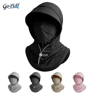 Unisex UPF 99+ UV Protection Balaclava Sun Hood with Wide Brim | SunSafeTok FishingTok CyclingTok MotorcycleTok OutdoorTok Full Face Neck Flap Cooling Breathable Sun Mask | for Men Women Fishing Cycling Hiking Daily Outdoor Wear