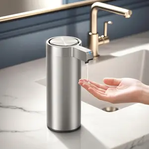 Touchless Automatic Soap Dispenser - Clog-Free Pump, 0.2s  Sensor, USB-C Rechargeable, Smudge-Resistant Stainless Steel, for Kitchen & Bathroom Soap Dispenser