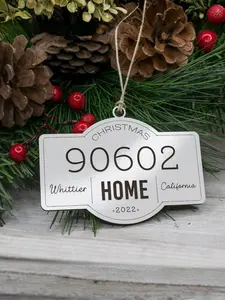 Zip Code Ornament