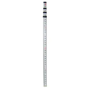 212 MAIN Telescoping Extension Ladder (Model 40-6310) - 13ft Aluminum Grade Rod, Dual Scales, with Carrying Case for Office & School Supplies Use