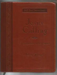 USED-Jesus Calling. 365 Day Devotional. Brown Imitation Leather Covers. by Sarah Young (Unknown)