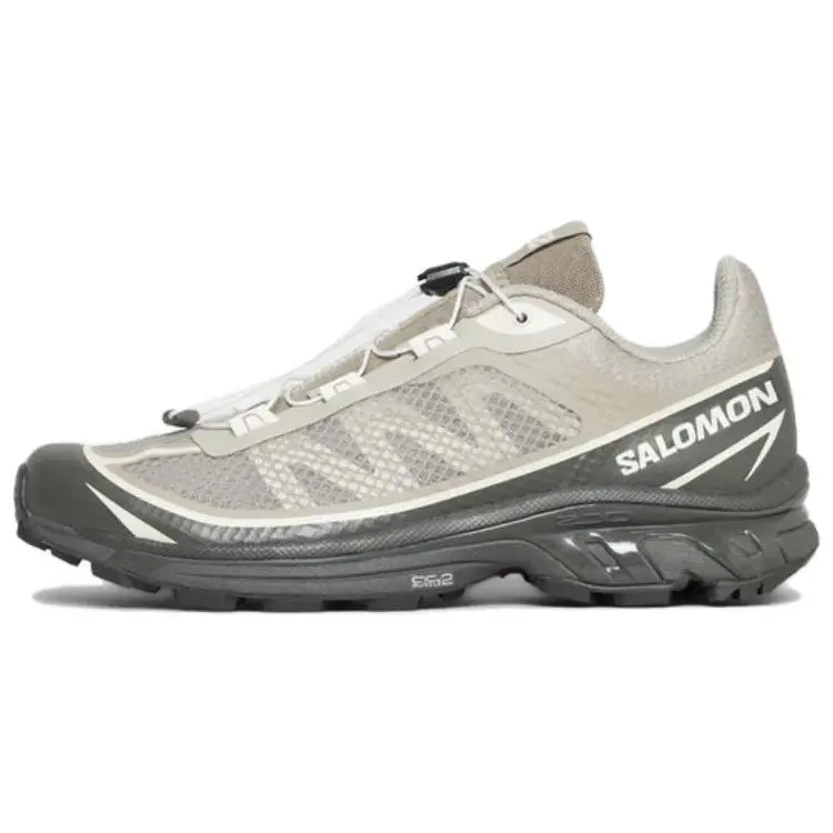 Salomons XT-6 FT Low-Top Running Shoes - Men's & Women's Casual Trainers with Cushioning, Support, Durability in Khaki Grey