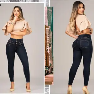 Colombian jeans butt lifting pants with abdominal control, push up design and skinny fit. Bottom Denim Womenswear Original colombian jeans for Women