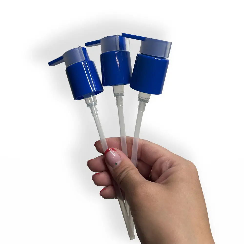 Bottle Pump for 8oz Bottle – Long Tube Dispenser Pump, Blue (1 PC)