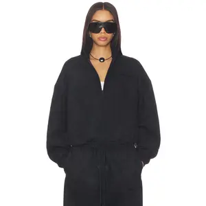 Fear of God ESSENTIALS Vintage Track Jacket in Vintage Black