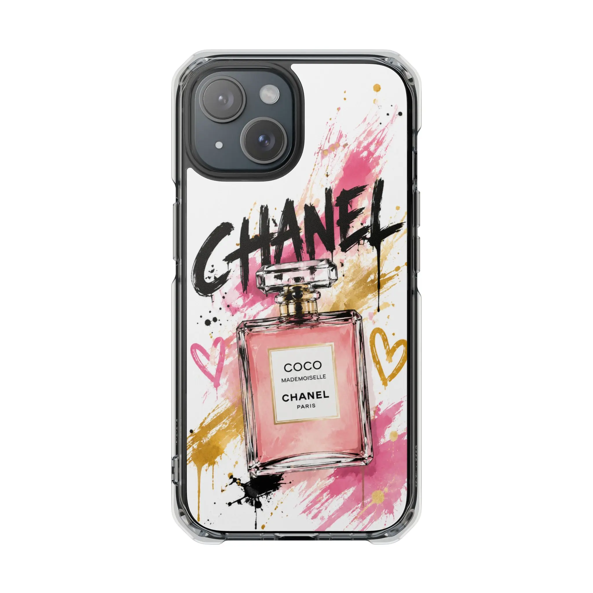 Coco Chanel Perfume Bottle phone case | Clear Magnetic Impact Case