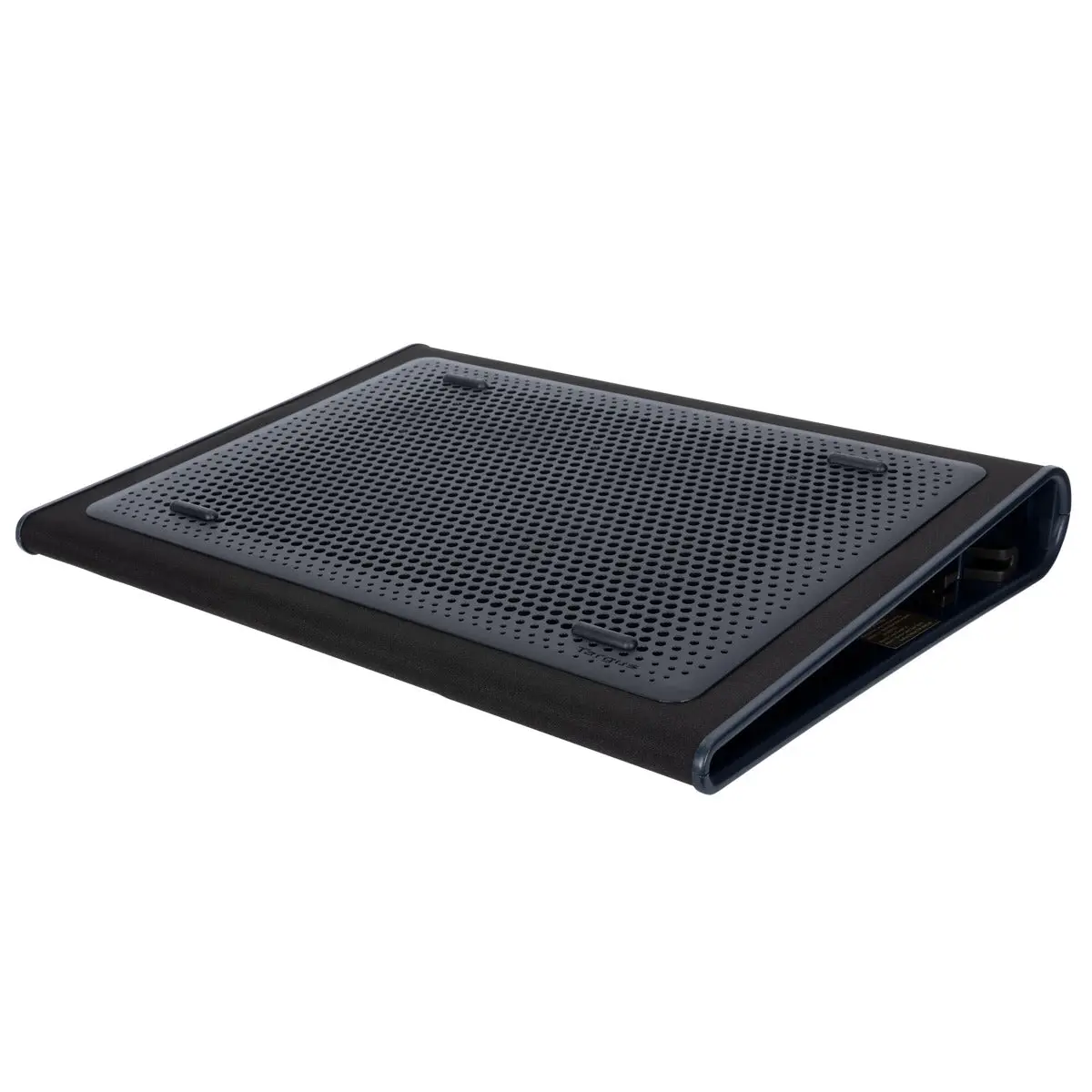 Targus 17-in Dual Fan Chill Mat Laptop Cooling Pad - Black (AWE55US) with Rubber Feet, Temperature Control, Office Desk Accessory, Cooling Strong Airflow, Keeps Laptop at Stable Temperature