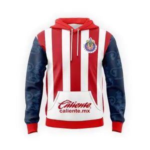 Sudadera Chivas Local 23 Kits 3D Hoodie  3D All Over Unisex Hoodie, Club Deportivo Guadalajara Hoodies Shirt for Men Women, Adult Menswear