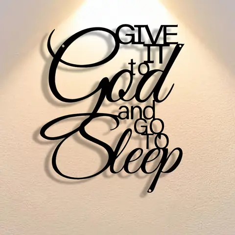 Metal Wall Art Decor, Motivational Quote Signage, Inspirational Wall Decor, Decorative Artwork for Home, Office & Farmhouse, Ideal Gift for Christmas, Holidays & Birthdays