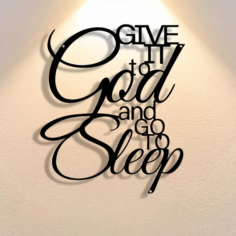 Metal Wall Art Decor, Motivational Quote Signage, Inspirational Wall Decor, Decorative Artwork for Home, Office & Farmhouse, Ideal Gift for Christmas, Holidays & Birthdays