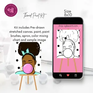 Bubble Gum Paint Kit