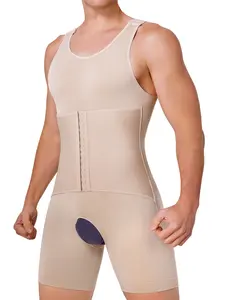 Men Body Shaper bodysuit Slimming Vest Tight Tank Top Compression Shirt Tummy Control Underwear Moobs Binder Waist Compression Shapewear Body Sculpting