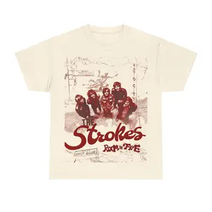 Y2K Indie Aesthetic Style The Strokes Band Tee Gift for Fans T Shirt