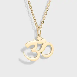 "Om" Charm Necklace