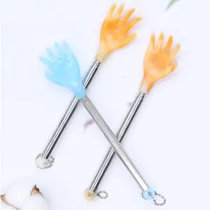 Manual Four-Section Expandable Stainless Steel Scratch Tool, Backscratcher, Versatile Itching Grabber for Body Relief, Compact and Lightweight Design