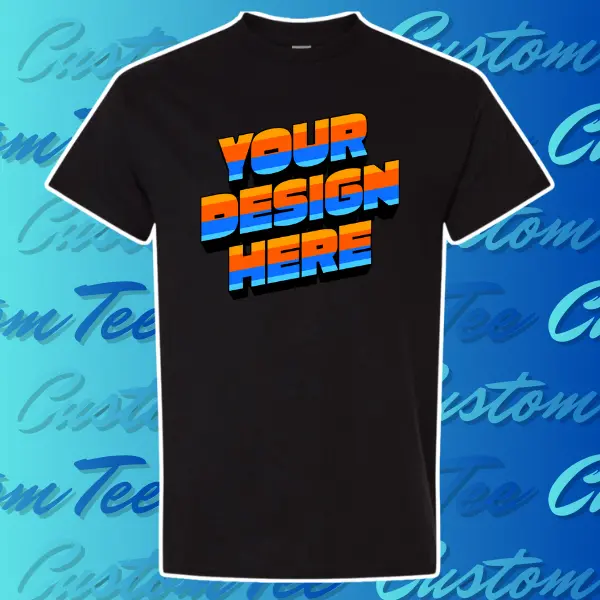 Custom Large Front Chest Tee Personalized Graphic T-Shirt for Men Comfortable Fit Versatile Use Ideal for Everyday Wear