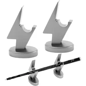 Wooden Wizard Wand Display Stand 1 Tiered Magic Wand Holder for Collection,