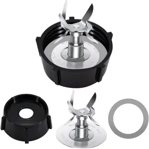 Replacement Parts Compatible with Oster Osterizer Blender  with Rubber Seal Gasket & 4902 Jar Bottom - 6 Point Fusion  4980