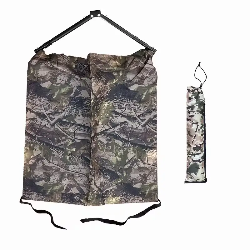 Fanatical Outdoor Low-Rise Hunting Chair - Lightweight Portable Folding Chair with Lumbar Adjust, Ergonomic Design for Hunting, Camping