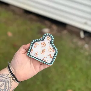 Branded Cow Tag Freshie