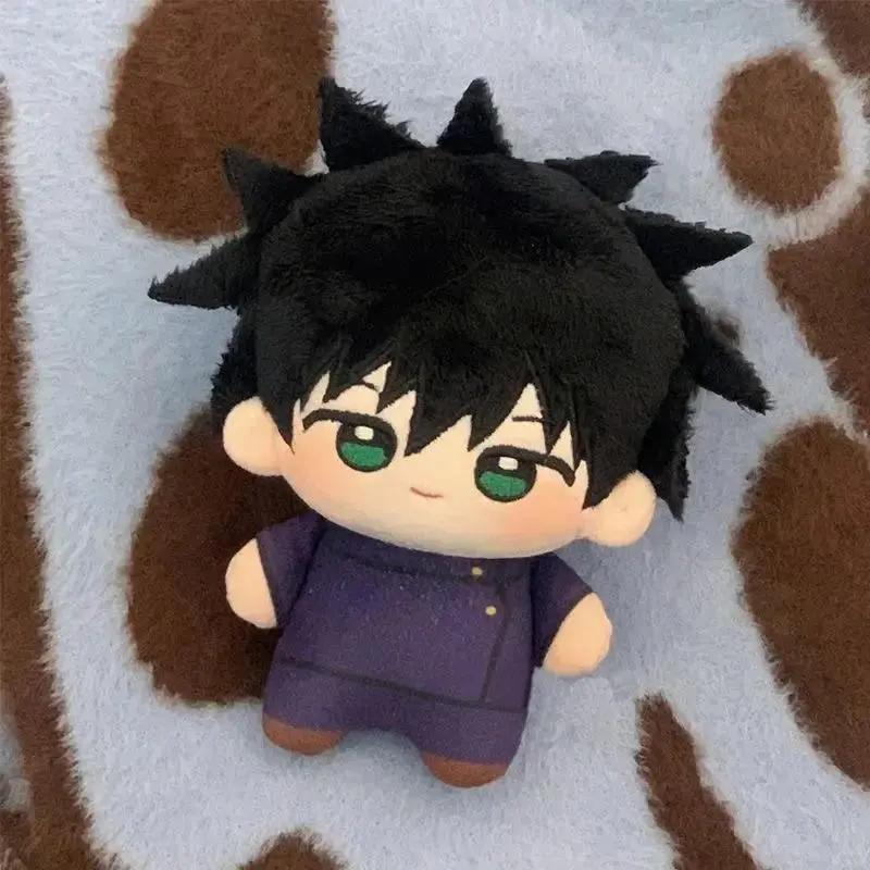 10cm Jujutsu Kaisen Fushiguro Megumi Dress-Up Plush Doll, Japanese Anime & Manga Peripheral, Unisex Cotton Cartoon Toy for 4-6 Years Old, Bedroom Decor, Xmas Gift