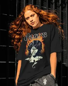 Top The Doors T shirt -graphic tees,vintage music shirt,the doors shirt Clothing Cotton Womenswear Love