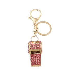 Sparkly Pink Gold Whistle Bag Charm - Elegant Accessory for Whistle Bags, Perfect for Personalizing Your Accessories