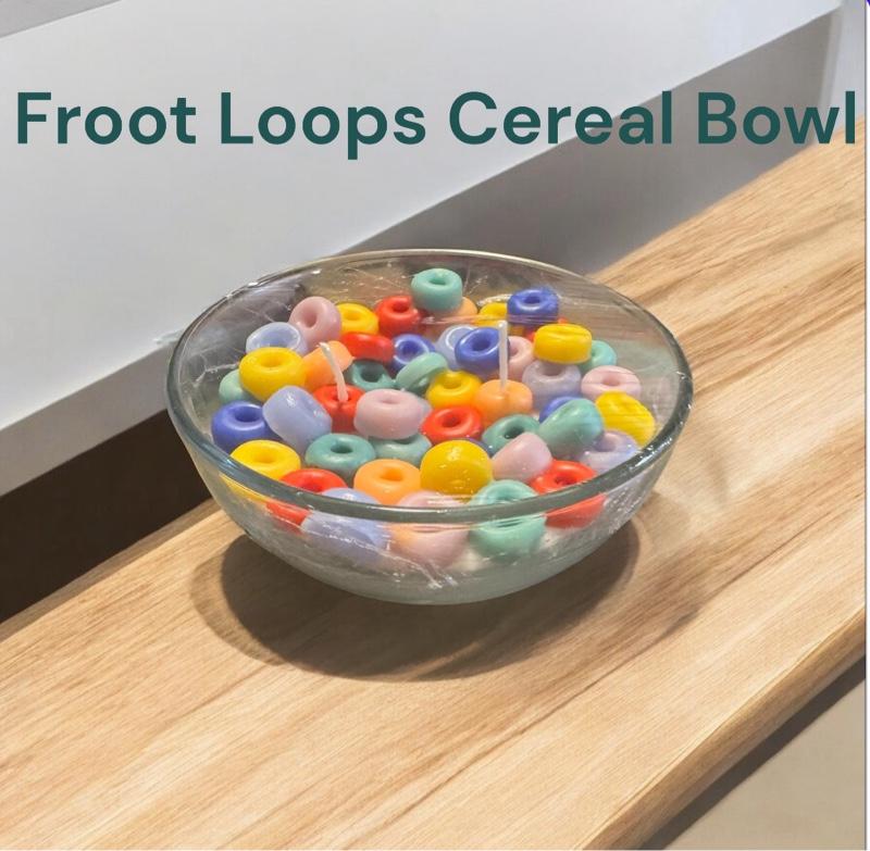 Fruit Loops Cereal Candle Decor Scent