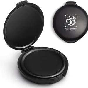 Fingerprint Ink Pad Thumbprint Stamp for Notary Use, Security Identification, ID Card Finger Print Seal
