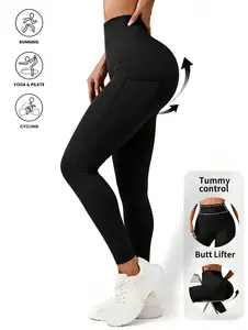 Women's Pocket Sports Outdoor Tight Yoga Pants