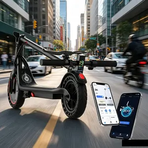 365Scooter 350W Foldable Electric Scooter - 36V 5.2Ah Battery, 19MPH Max Speed, 8.5" Solid Tires, APP Control, Dual Braking System, IPX4 Waterproof, 120kg Load Capacity, Portable Smart Urban Commuter fathersdaygiftideas
