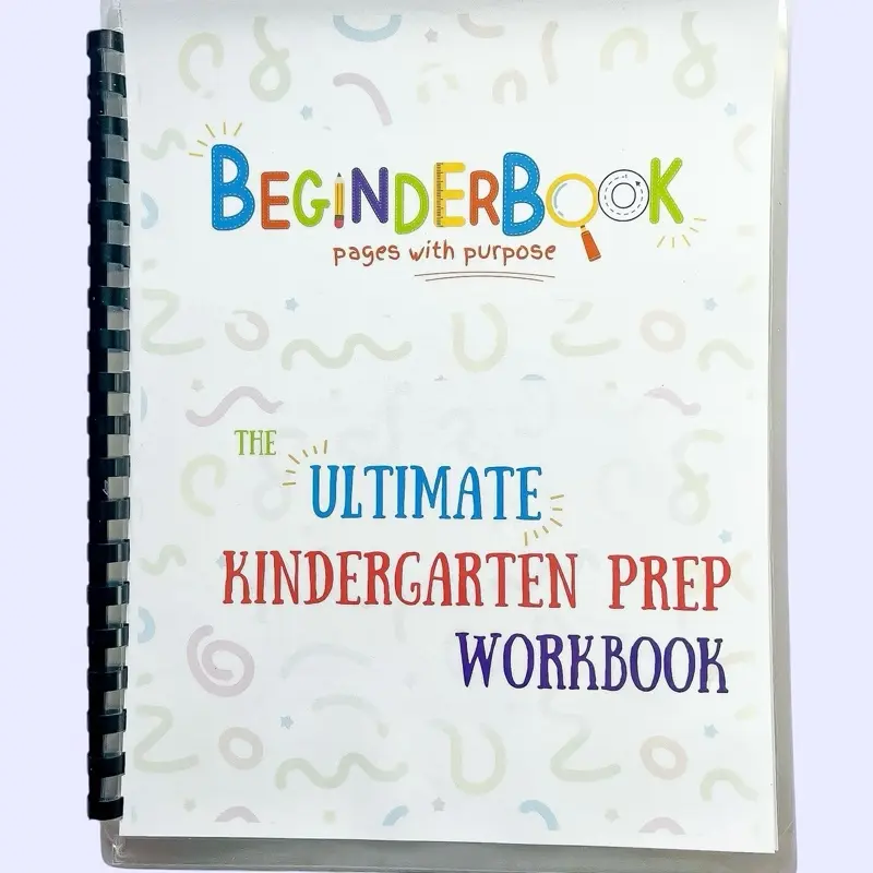The Ultimate Kindergarten Prep Book Visual Learning Tools workbook by BeginderBook Teaching Supplies Classroom Supplies