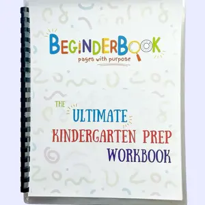 The Ultimate Kindergarten Prep Book Visual Learning Tools workbook by BeginderBook Teaching Supplies Classroom Supplies